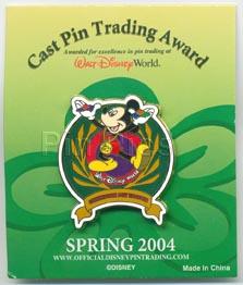 WDW - Mickey - Champion Spring 2004 - Pin Trading Award - Cast