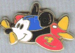 JDS - Mickey Mouse - Airplane - Hop n Pop n Shops - Mickeys Toy Shop - From a 3 Pin Set