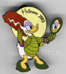 Disney Auctions - Halloween Daisy Duck as the Bride of Duckenstein (Silver Prototype)