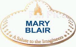 A Salute to the Imagineers Name Tag (Mary Blair)