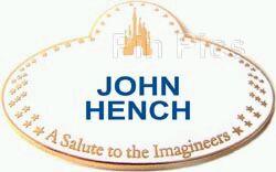 A Salute to the Imagineers Name Tag (John Hench)