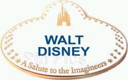 A Salute to the Imagineers Name Tag (Walt Disney)