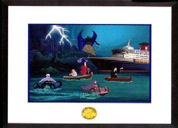 DCL - A Villainous Voyage Pin Cruise - Large Frame Set (Multi-Disney Villains)