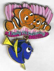 WDW - Marlin, Nemo & Dory - Finding Nemo - Family Pin Gathering