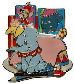 WDW - Dumbo, Mrs Jumbo & Timothy Mouse - Dumbo Family - Artist Choice #6 - Family Pin Gathering