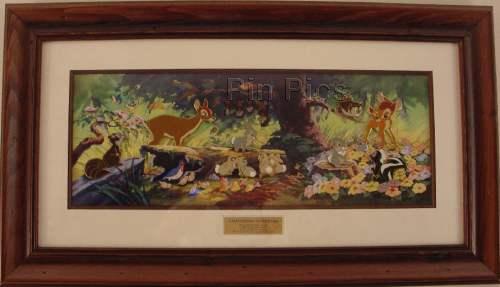 WDW - Bambi Family - A Family Pin Gathering - Extra Large Framed Set