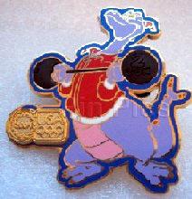 WDW - Figment - Weightlifting - USA Olympic Logo 2004 - Artist Proof