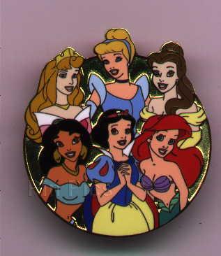 Disney Auctions - 6 Princesses in Circle