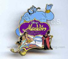 WDW - Genie, Jafar, Aladdin & Jasmine - Aladdin Platinum DVD Release