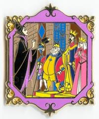 M&P - Maleficent, Diablo, King Stephan, Hubert & Queen - Sleeping Beauty - From a 4 Pin Set
