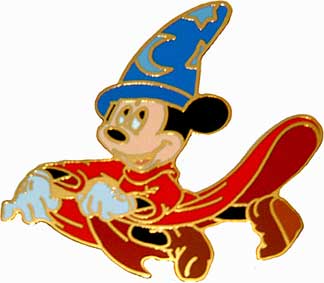 Cast Member - Fantasia 2000 Plastic Case Set (Dancing Mickey as Sorcerer's Apprentice)