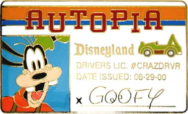 DLR - Autopia Driver's License Series (Goofy)