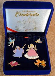 WDW - Cinderella Velvet Box - 6 Pin - Set