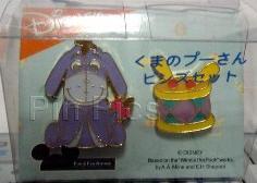 Japan Sega - Eeyore & Drum - Winnie the Pooh - 2 Pin Set