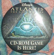 Atlantis - CD-Rom Game (Button)