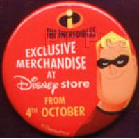 The Incredibles - Merchandise Promotion (Button)