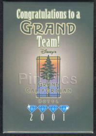 Button - Congratulations to a Grand Team (Grand California)