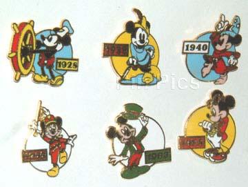 Mickey Mouse Roles Series (6 Pins)
