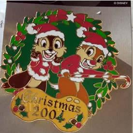 JDS - Chip & Dale - Santa - Wreath - Christmas 2004