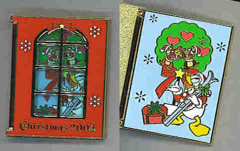 JDS - Donald Duck, Chip & Dale - Door - Christmas 2004