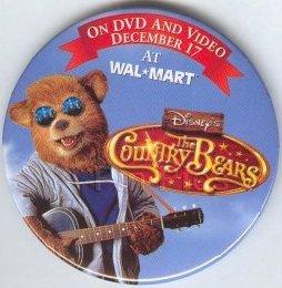 Disney's Country Bears Button