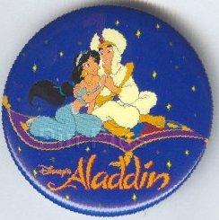 Button - Aladdin and Jasmine Mini