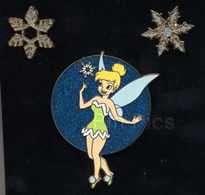 Disney Auctions - Tinker Bell Snowflake 3-pin set
