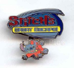 WDW - Stitch's Great Escape! Logo Pin
