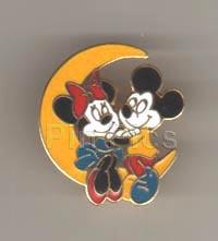 Mickey and Minnie Sitting on the Moon #1 (ERROR #2)