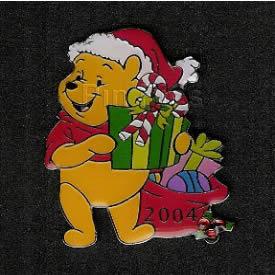 UK DS - Christmas 2004- Pooh with Presents