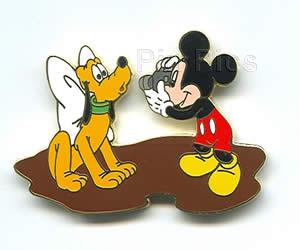 Disney Auctions - Mickey Mouse Photographing Pluto