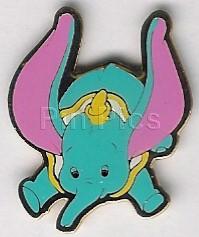 Turquoise Flying Dumbo