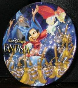 Fantasia (Sorcerer Mickey & Yensid) Button