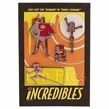 DisneyDirect.com - The Incredibles (4 Pin Boxed Set)