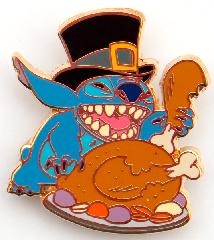 DLR - Cast Exclusive - Thanksgiving (Stitch) pin