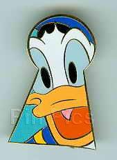 Disney Auctions - Donald Duck Keyhole - Keyhole & Square Frames