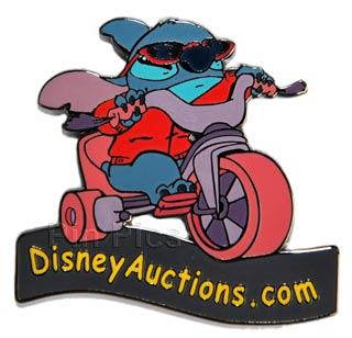 Disney Auctions - Stitch on Tricycle on DA Logo (GWP)