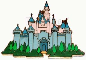 Celebrate the Future Land to Land (Framed Pin Set) - Sleeping Beauty Castle