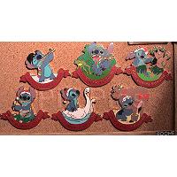 Disney Auctions - 12 Days of Christmas #7 - #12 (Stitch) 6 Pin Set