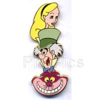 Disney Auctions - Alice, Mad Hatter & Cheshire Cat