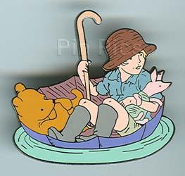 Classic Winnie The Pooh Pin Set - (Christopher Robin, Pooh, & Piglet Pin Only)