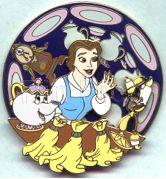 Disney Auctions - Belle, Lumiere & Mrs. Potts (Spinner)