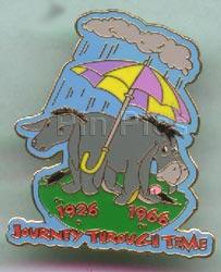 WDW - Journey Through Time Pin Event 2003 (Classic Meets Disney Eeyore) Artist Proof