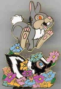 Disney Auctions - Thumper Jumps over Flower