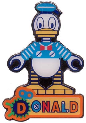 TDR - Donald Duck - Wacky Wind-Up Robot - TDL