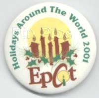 Epcot - Holidays Around the World 2001 button