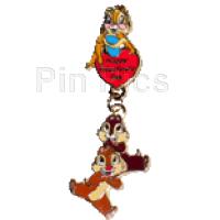 JDS - Chip, Dale & Clarice - Heart - Happy Valentines Day 2005 - Dangle