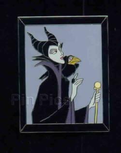 Disney Auctions - Framed Maleficent & Diablo (Silver Artist Proof)
