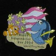 WDW - Nemo & Dory - Happy Independence Day - 4th of July 2004 - Artist Proof