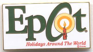 Green Epcot Holidays Around the World pin #2